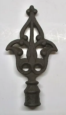 $24 • Buy Vintage Antique Ornate Large Cast Iron Light Lamp Shade Finial Replacement Part