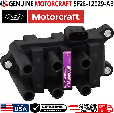 GENUINE MOTORCRAFT Ignition Coil For 2001-2008 Ford Mazda Mercury 5F2E-12029-AB • $62.38