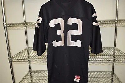 Marcus Allen Vtg Sewn Logos Sand Knit Oakland Raiders NO NAME Jersey Tag L Fit M • $19