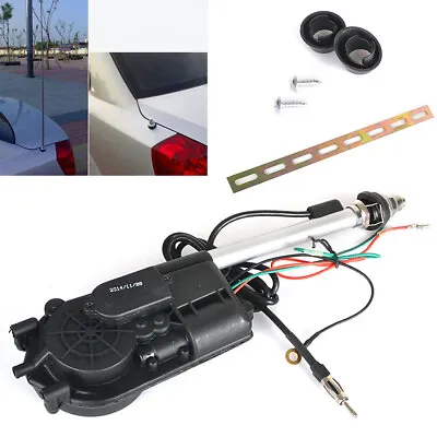 12V Universal Electric Automatic Wing Mount AM/FM Car Trunk Radio Aerial Antenna • £16.99