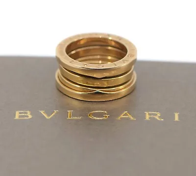 Bulgari B.Zero1 18K Yellow Gold Ring Szie 48 • $1532.80