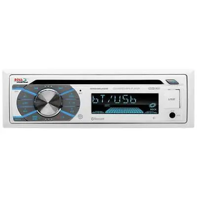 Boss Audio MR508UABW AM/FM/CD Weather-Proof Marine Stereo With Bluetooth • $89.99