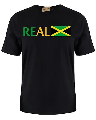 Real Jamaican  T Shirt  S -XXXL  West Indian Gift Birthday  • £9.99