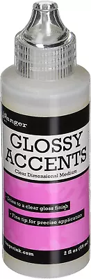 £8.66 • Buy Ranger GAC17042 Glossy Accents Clear Plastic Varnish, 59 Ml