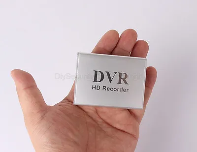 Silver 1 CH Mini DVR Video/Audio CCTV Recorder SD Card Car Security US Stock • $85.95