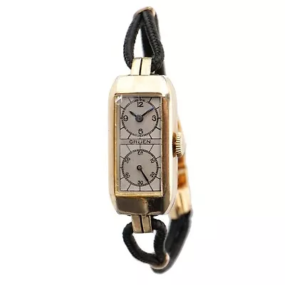 1930s Antique Gruen Dual Dial Doctor's Watch Nurse Watch Art Deco Project Parts • $269.99