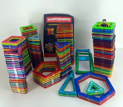 Lot Of Magformers Magnetic Building Toys Construction 190 Pieces • $55