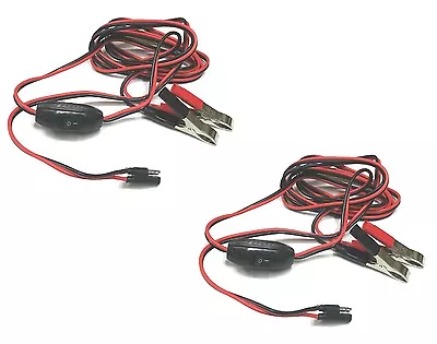 (2) 8 Ft. WIRE POWER HARNESS / CABLES W/ Alligator Clamps Lawn / Yard Sprayers • $24.99