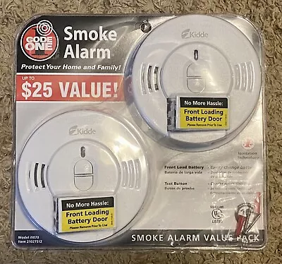 2 Kidde Smoke Alarm Detector I9070 2 Pack New Sealed Battery Operated • $24.50
