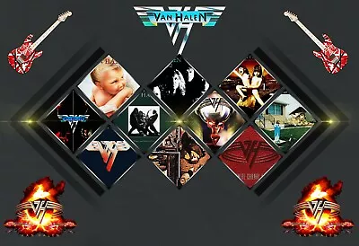 Van Halen Rock Band 13x19 Poster Super Gloss Art Print • $22.99