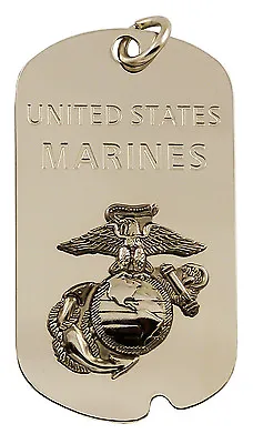 NEW United States Marines Corp USMC Bottle Opener Dog Tag With Key Chain. 2877.  • $14.95