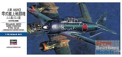 HAS01456 1:72 Hasegawa A6M3 Zero Fighter Type 22/32 • $22.04