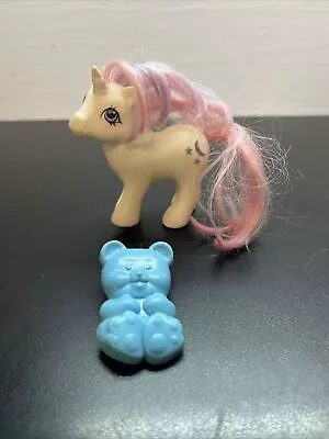 1984 My Little Pony G1 Baby Moondancer Glitter Moon & Star MLP Vintage Hasbro C4 • $5