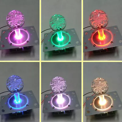 Arcade Game Colorful 8-4 Way Illuminated LED Joystick For Jamma Mame Cabinet • £11.40