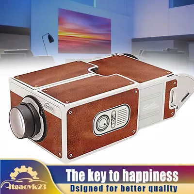 £14.99 • Buy DIY Smart Phone Projector Home Theater Cinema Family Gifts For Android IPhone UK