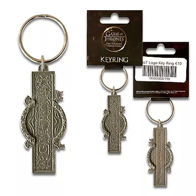 Official Game Of Thrones Logo Keyring GoT Merchandise From The Exhibition • £5.98