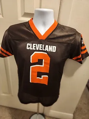 Johnny Manziel #2 Jersey Youth Size Medium (10/12)  NFL  Cleveland Browns  • $6.99