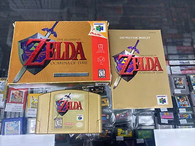 Legend Of Zelda Ocarina Of Time Collector's Edition Nintendo 64 N64 Complete CIB • $264.97