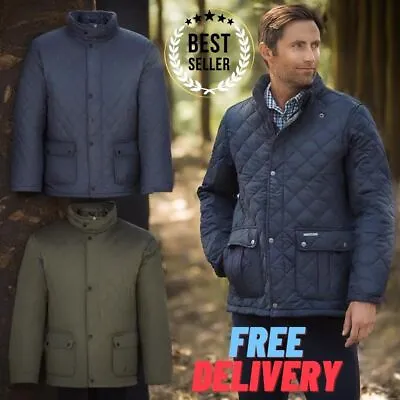 Men Champion Pedstow Diamond Quilted Jacket Outdoor Travelling Bodywarmer S-3XL • £29.90