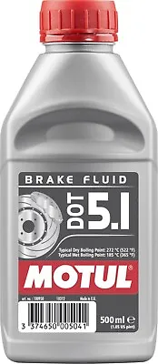 Liquid Brakes MOTUL Dot 5.1 500 ML Brake Fluid Synthetic 100% • $69.81