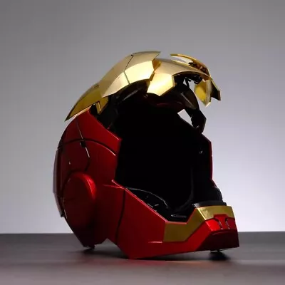 Iron Men MK5 Gold Helmet 1/1 Voice-controlled Autoking Wearable Mask Props Gifts • $180.68
