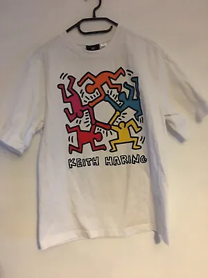 Unisex Keith Haring T-Shirt Size Medium • £14.99