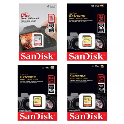 SD SanDisk Memory Card For Nikon Coolpix P900 Digital Camera • £9.50