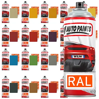 Aerosol Spray Paint 1K Gloss 400ml Can *choose RAL COLOUR From List* • £14.90