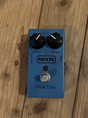 MXR M103 Blue Box Fuzz Guitar Effects Pedal Box And Manual. Used Once New Open • $74.99