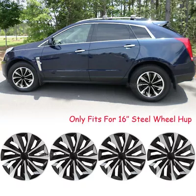 For Cadillac SRX 16  4Pcs Wheel Covers Snap On Hub Caps Fit R16 Tire & Steel Rim • $79.24
