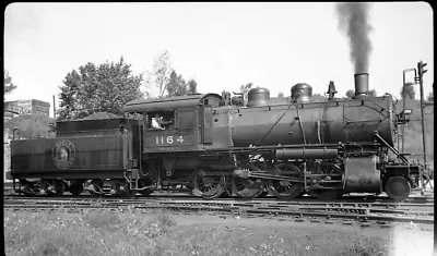 Great Northern GN Railroad 1164 2-8-0 St Paul MN 9-38 Negative 5426 • $14.99