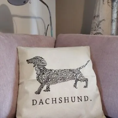 £6.50 • Buy Dachshund Cushion Cover