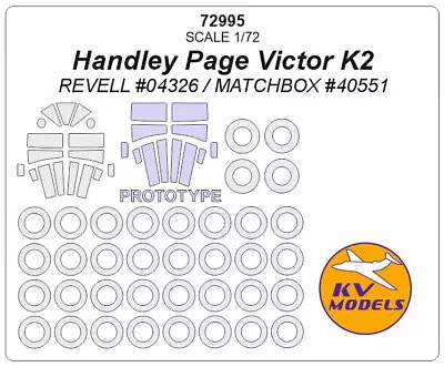 £6.72 • Buy 1/72 Handley Page Victor K2 & Prototype Mask For Revell #04326/Matchbox #40551