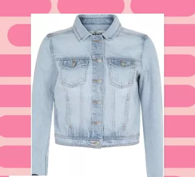 New Look Women's Washed Denim Jacket Uk Size 12 • $20