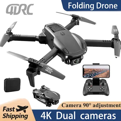 $37.27 • Buy 4DRC V22 NEW RC Drone FPV WiFi 4K HD Dual Camera Foldable RC Quadcopter Selfie