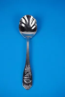 Spode Woodland Sugar Spoon 18/10 Quail Pattern Stainless Flatware • $39.80