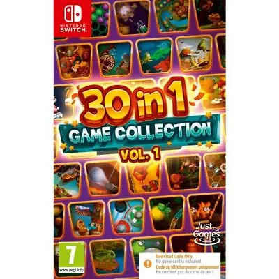 £13.99 • Buy 30 In 1 Game Collection Vol 1 CODE-IN-A-BOX Nintendo Switch New Sealed