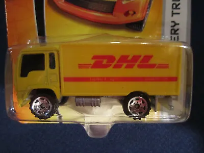 NEW Matchbox 2006 MBX Metal #41 Yellow DHL DELIVERY BOX TRUCK • $18