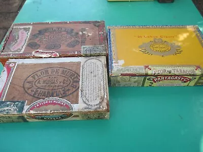 Vintage Partagas La Flor De Murias Flor De Las Cigar Box - Empty • $20