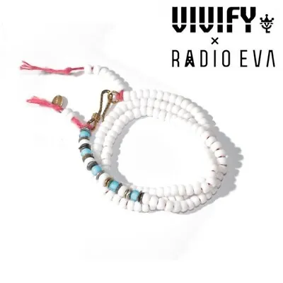 $128 • Buy EVANGELION VIVIFY X RADIO EVA Hemp Cord & Beads Bracelet/Necklace (Ayanami Rei)