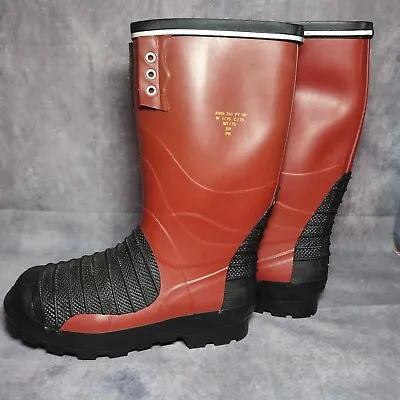 £29.99 • Buy Unknown Brand Super Safety Chainsaw Wellingtons Wellies Boots Steel Toe Uk 7 Eu