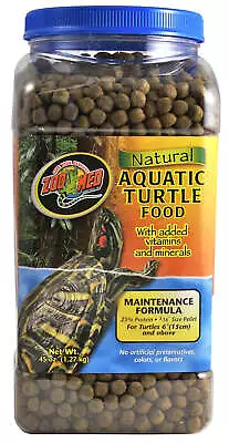 Zoo Med Aquatic Turtle Maintenance Food Select Size:: 45 Oz. • $23.99