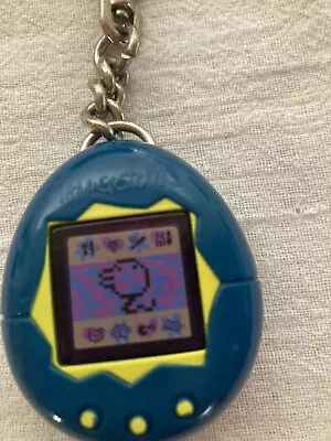 Vintage Tamagotchi McDonalds Bandai 1997 Keychain Collectible Toy Blue Yellow • $12.99