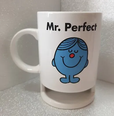 £9.99 • Buy MR MEN Mr Perfect Mug With Biscuit Holder Roger Hargreaves 2004 