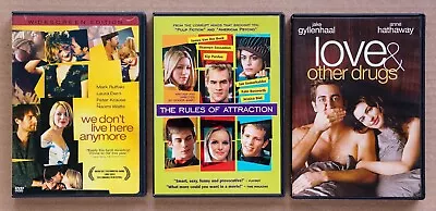 We Don't Live Here AnymoreThe Rules Of Attraction Love & Other Drugs DVD Lot • $19.99