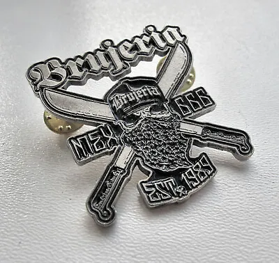 BRUJERIA - Machetes  --- Metal Pin / Asesino Machetazo Terrorizer Repulsion • $12