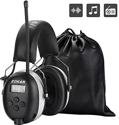 ZOHAN 042 Ear Defenders With Radio AM/FM Digital Safety Ear Protector Muffs • £62.99