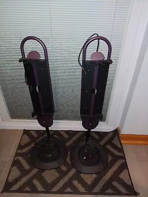 JBL Purple Adjustable Metal Speaker Stands Old Skool  • $506