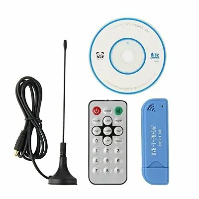 USB 2.0 Digital DVB-T SDR+DAB+FM HDTV TV Tuner Receiver Stick RTL2832U+R820T2 FL • $19.17