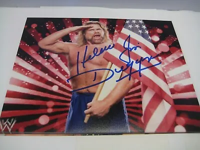 Wwf Legend  Hacksaw  Jim Duggan Autographed Signed 8x10 Photo Coa Free Shipping! • $19.99